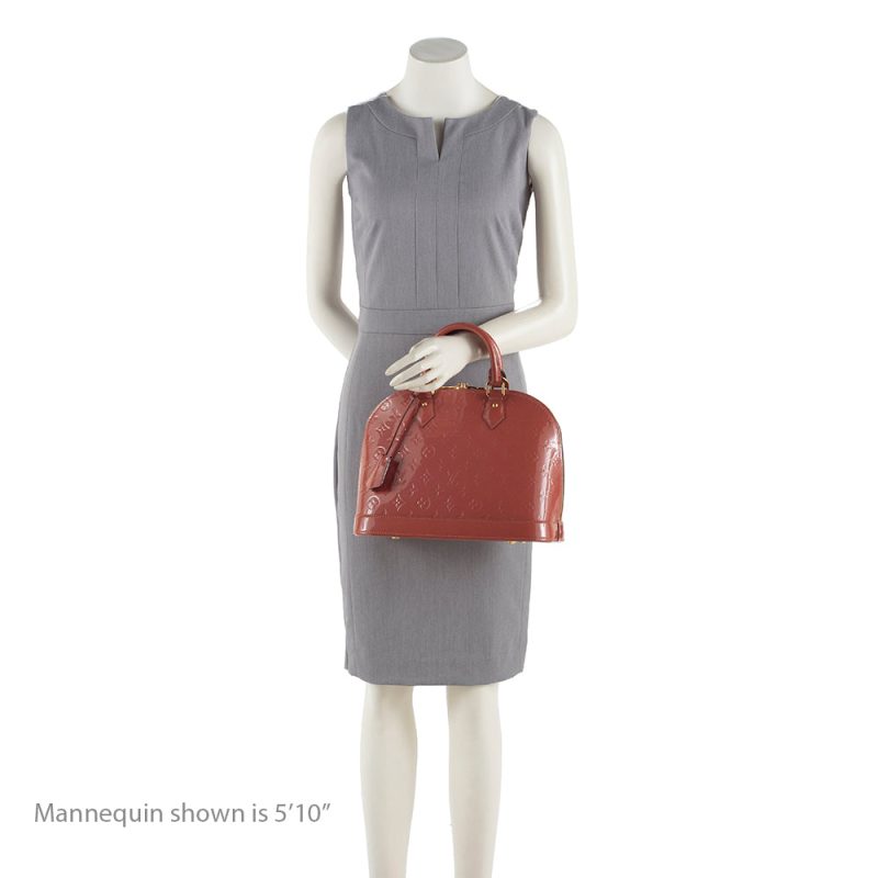 Louis Vuitton Monogram Vernis Alma PM Satchel (18202) - Image 5