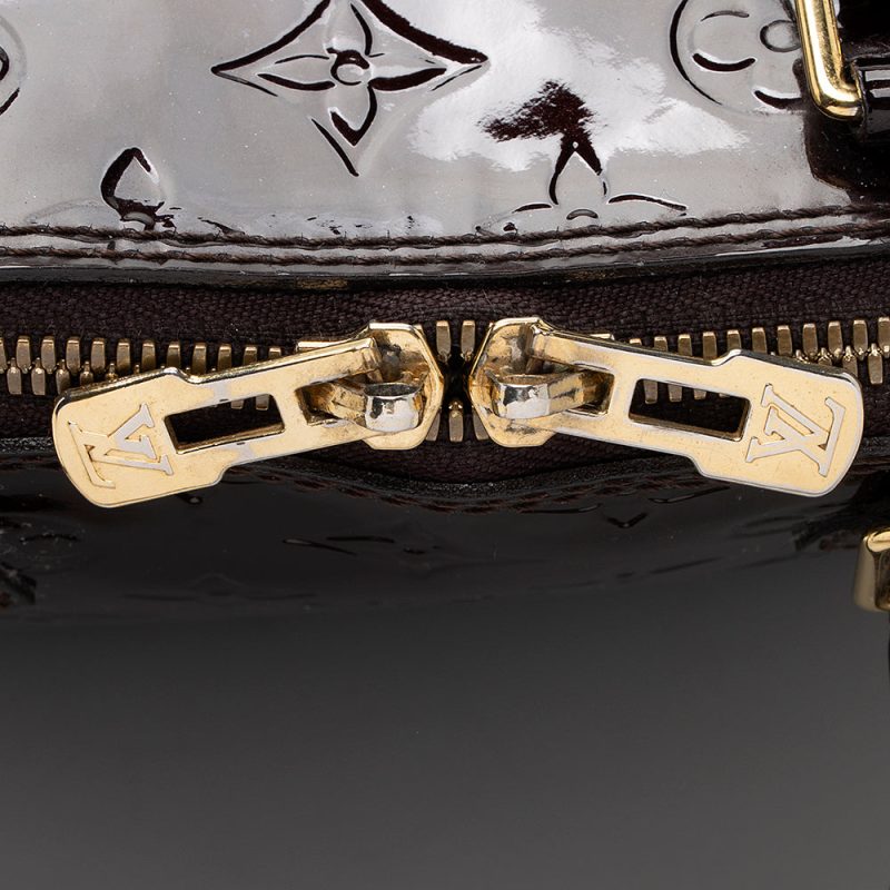 Louis Vuitton Monogram Vernis Alma PM Satchel (18640) - Image 8