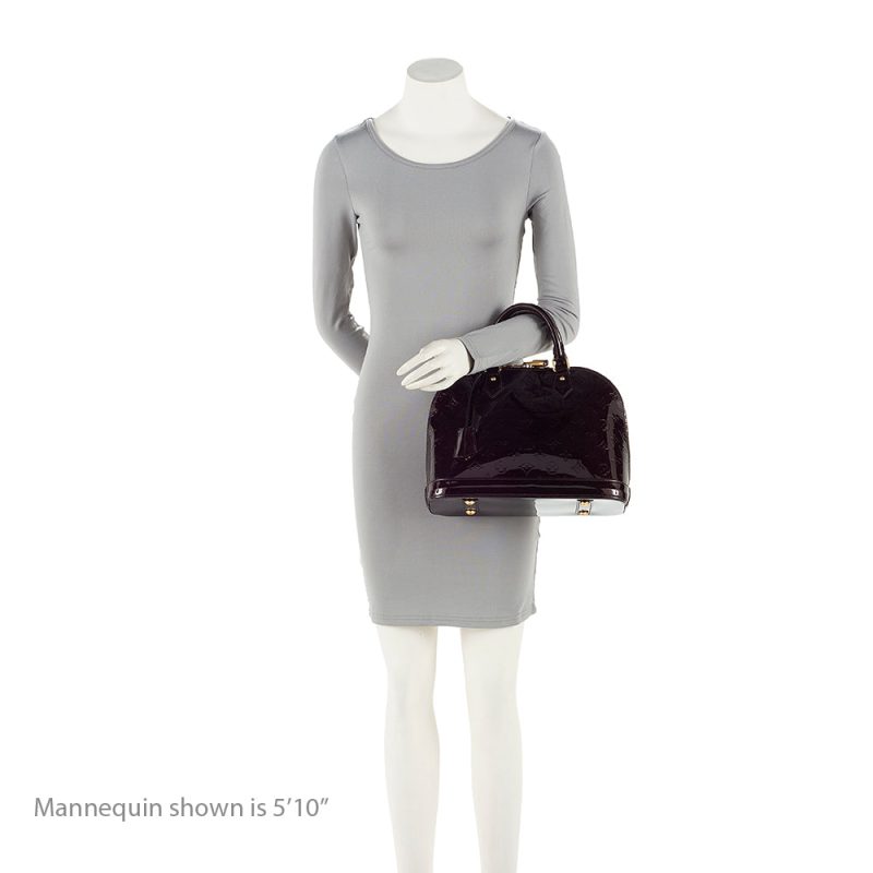 Louis Vuitton Monogram Vernis Alma PM Satchel (19859) - Image 5