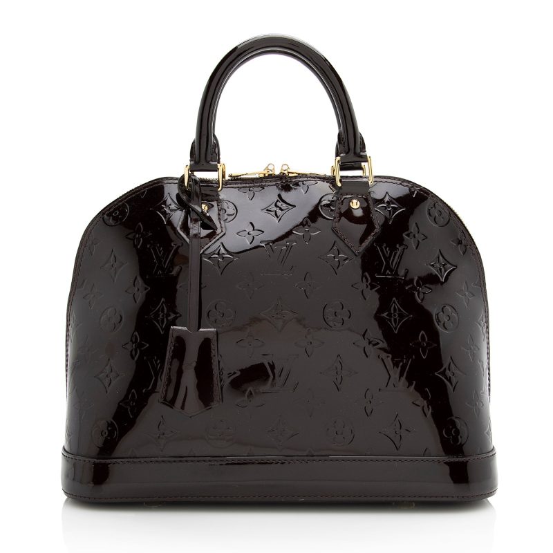 Louis Vuitton Monogram Vernis Alma PM Satchel (22167)