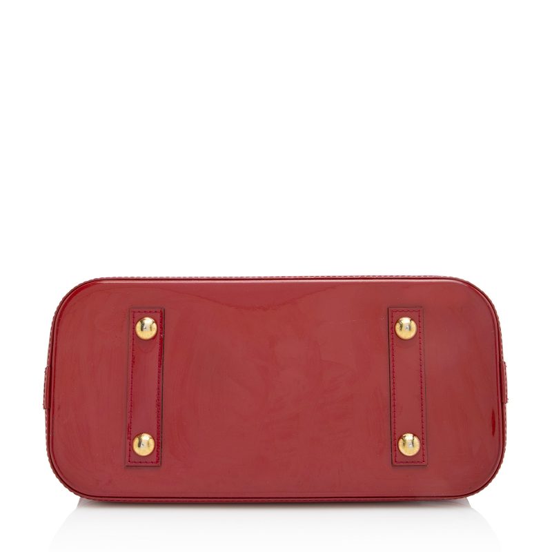 Louis Vuitton Monogram Vernis Alma PM Satchel (22631) - Image 4