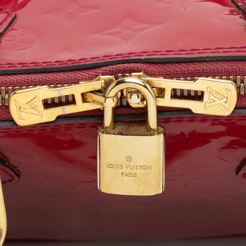 Louis Vuitton Monogram Vernis Alma PM Satchel (22631) - Image 10