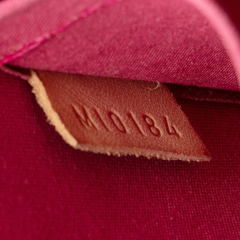 Louis Vuitton Monogram Vernis Alma PM Satchel (22631) - Image 6