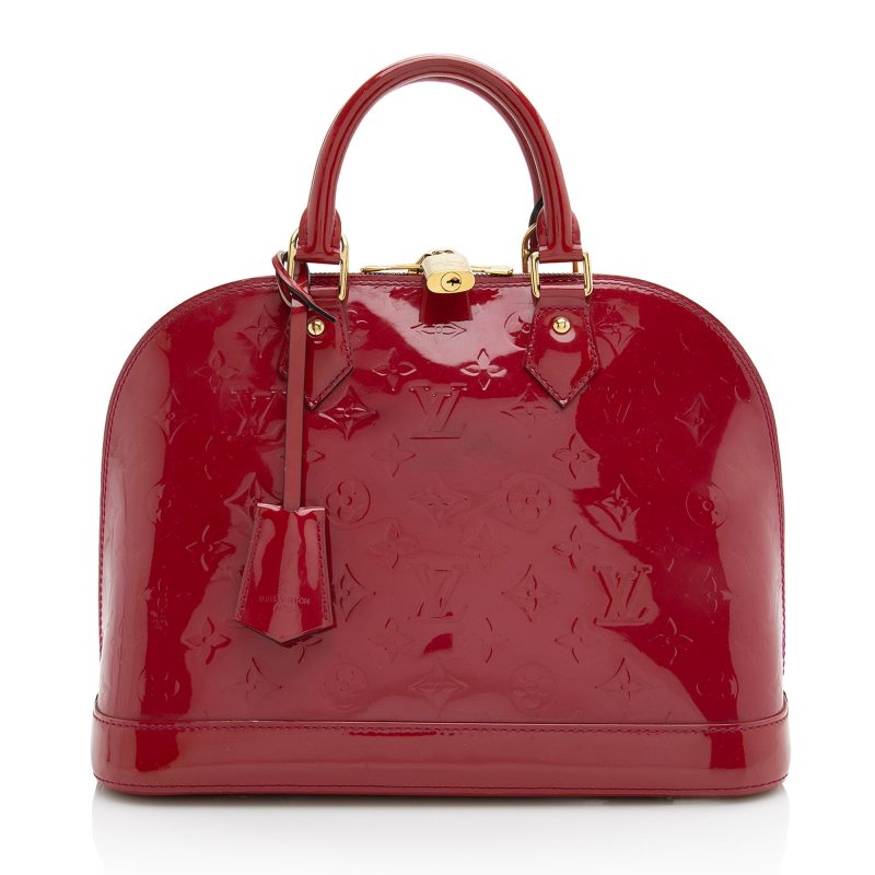 Louis Vuitton Monogram Vernis Alma PM Satchel (22631)