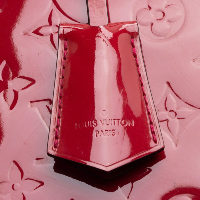 Louis Vuitton Monogram Vernis Alma PM Satchel (22631) - Image 9