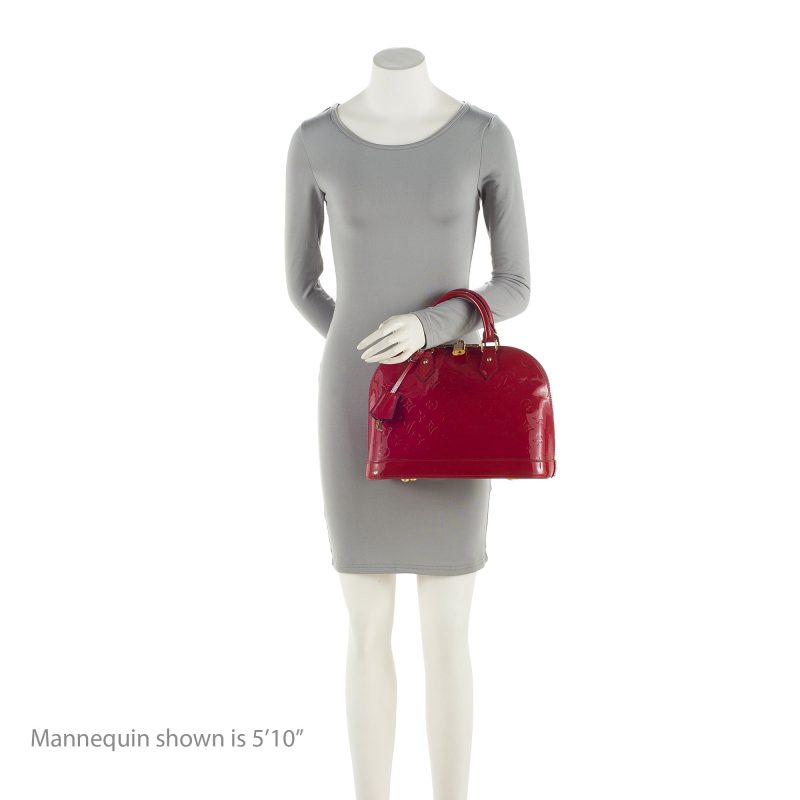 Louis Vuitton Monogram Vernis Alma PM Satchel (22631) - Image 5