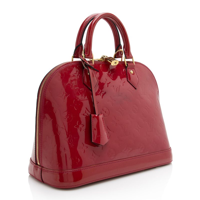 Louis Vuitton Monogram Vernis Alma PM Satchel (22631) - Image 2