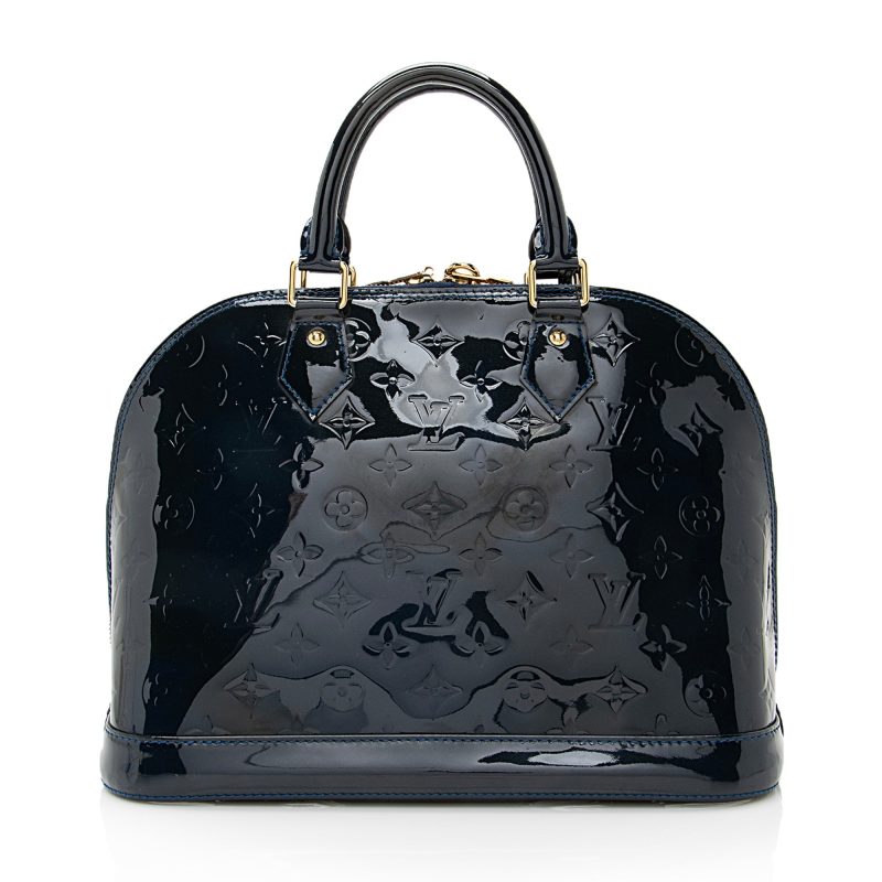 Louis Vuitton Monogram Vernis Alma PM Satchel (22635) - Image 3