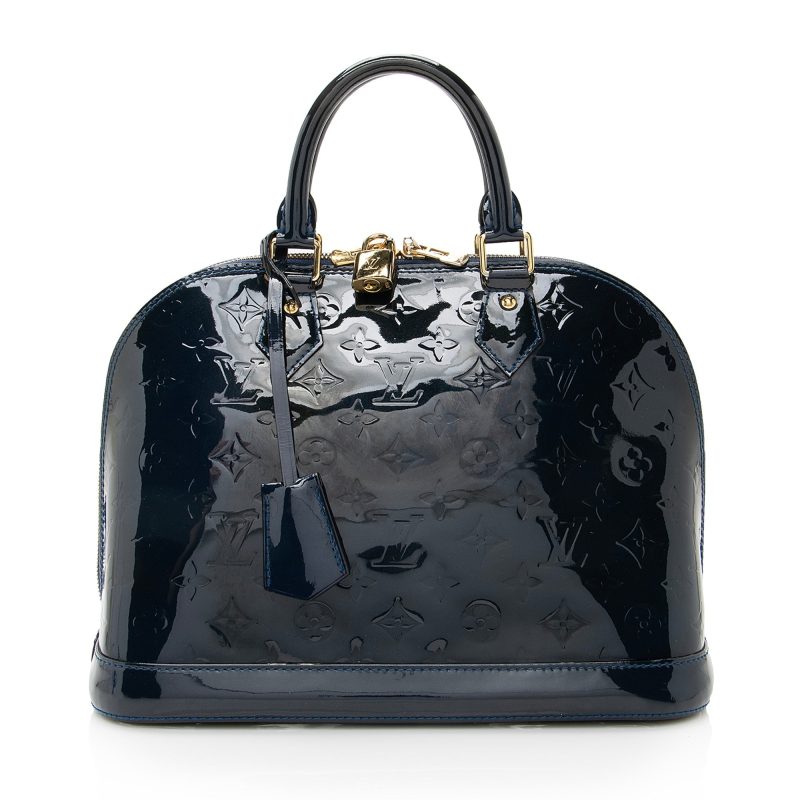 Louis Vuitton Monogram Vernis Alma PM Satchel (22635)