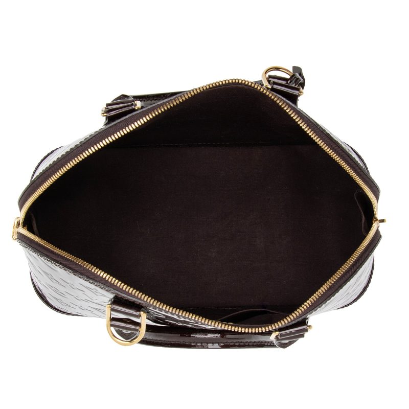 Louis Vuitton Monogram Vernis Alma PM Satchel (fmHWuP) - Image 7