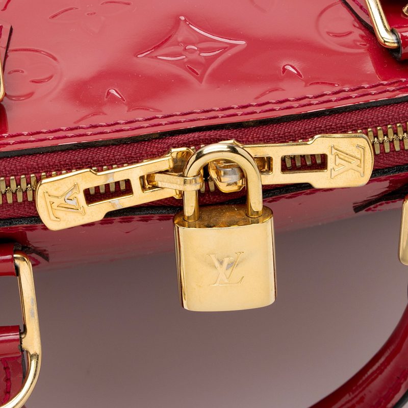 Louis Vuitton Monogram Vernis Alma PM Satchel (aJkS4O) - Image 9