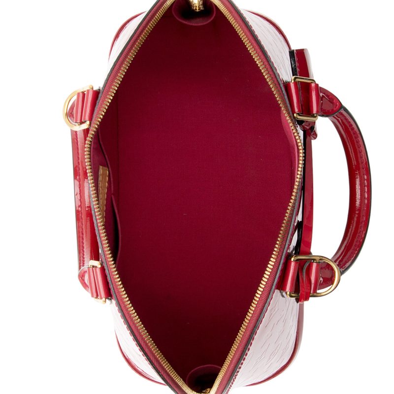 Louis Vuitton Monogram Vernis Alma PM Satchel (aJkS4O) - Image 7