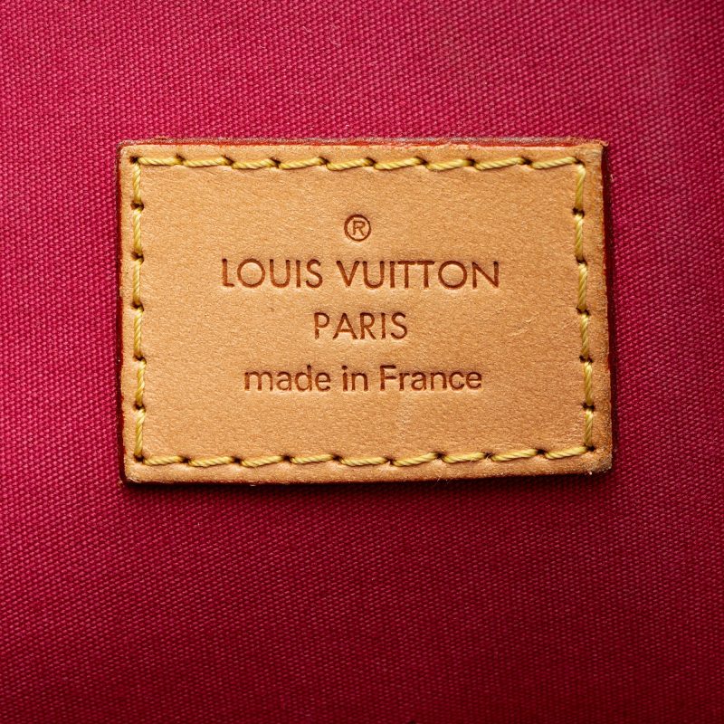 Louis Vuitton Monogram Vernis Alma PM Satchel (aJkS4O) - Image 8