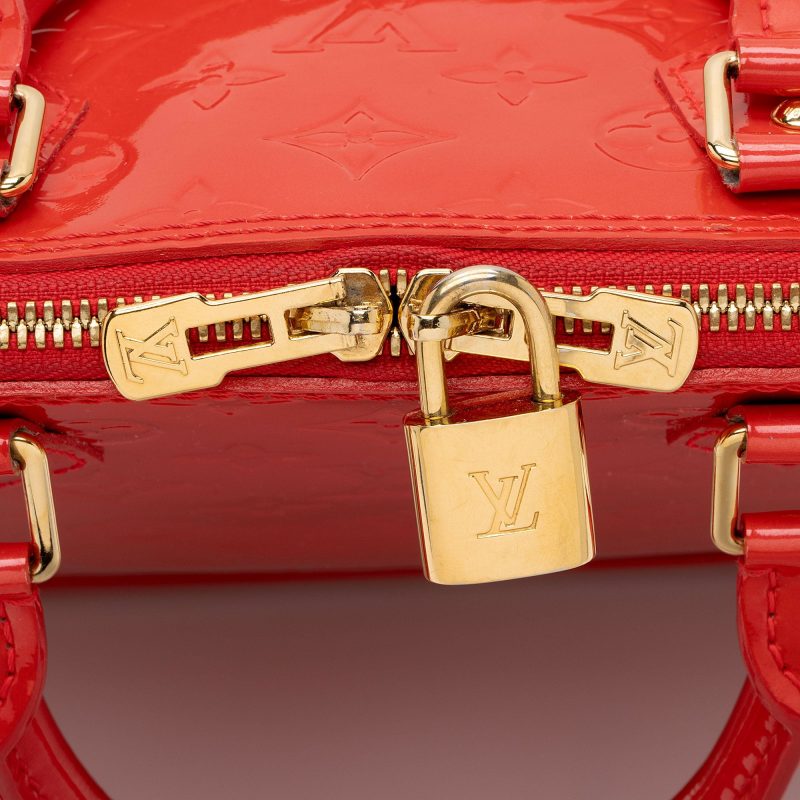Louis Vuitton Monogram Vernis Alma PM Satchel (UICxem) - Image 9