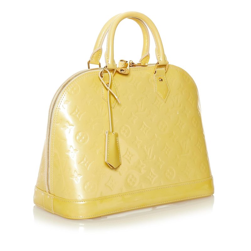 Louis Vuitton Monogram Vernis Alma PM 35318) - Image 2