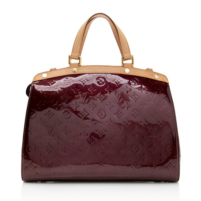 Louis Vuitton Monogram Vernis Brea GM Satchel (20550) - Image 3