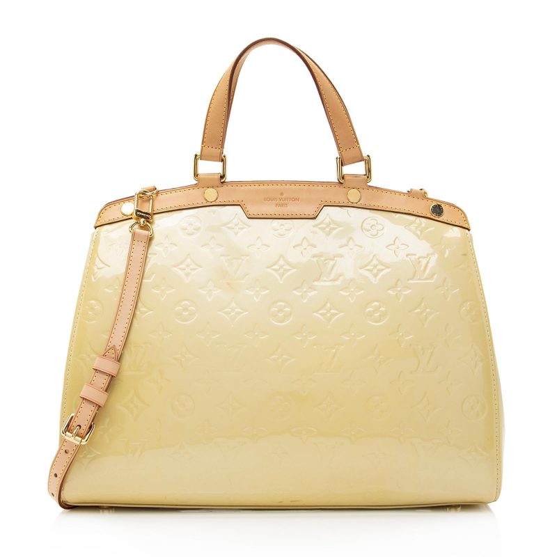 Louis Vuitton Monogram Vernis Brea GM Satchel (23147)