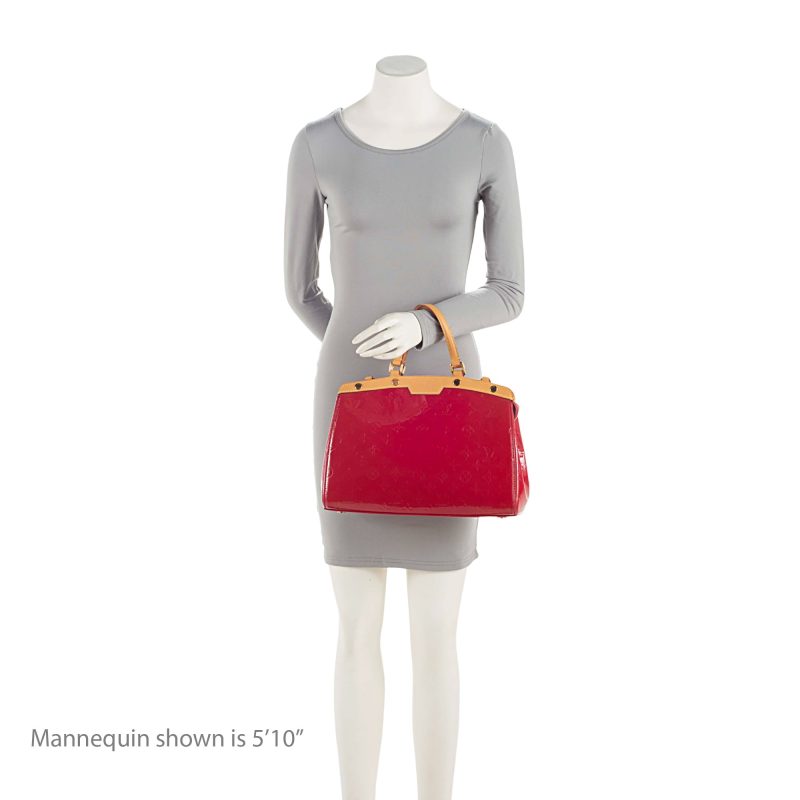 Louis Vuitton Monogram Vernis Brea MM Satchel (Lt8EA3) - Image 5