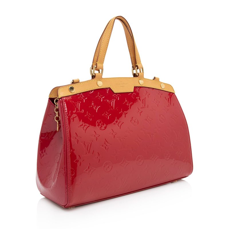 Louis Vuitton Monogram Vernis Brea MM Satchel (Lt8EA3) - Image 2