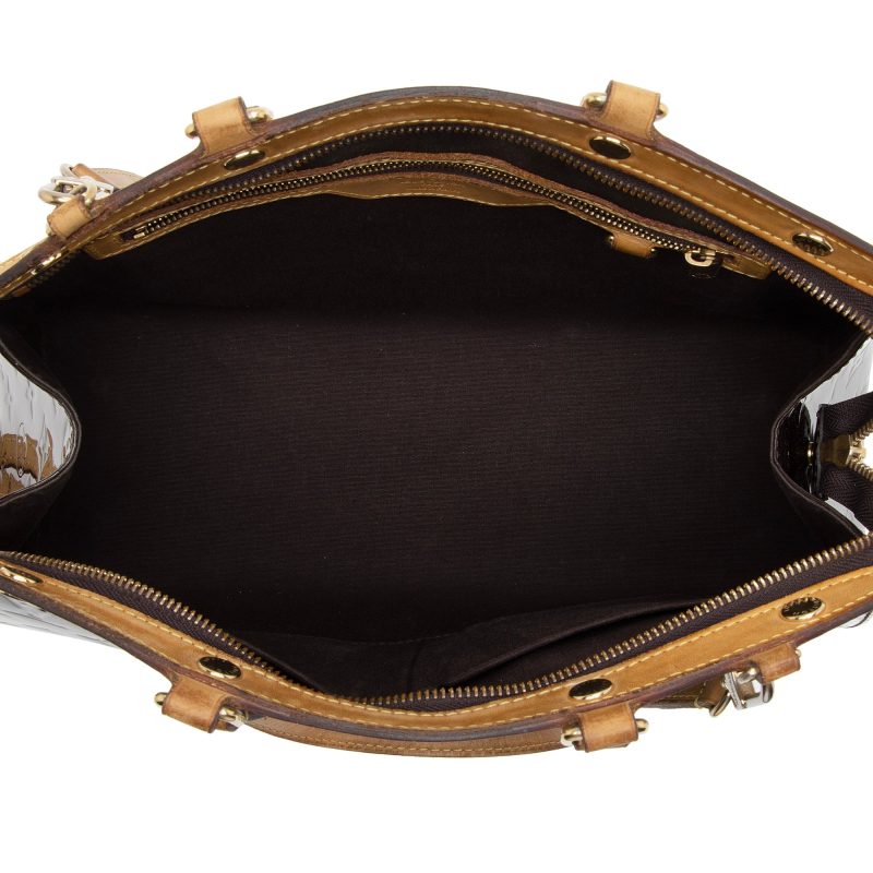 Louis Vuitton Monogram Vernis Brea MM Satchel (APAQxH) - Image 7