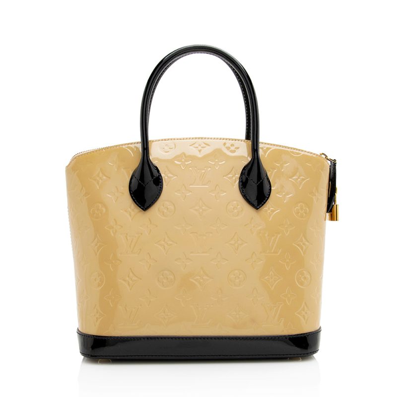 Louis Vuitton Monogram Vernis Lockit PM Satchel (21754) - Image 3