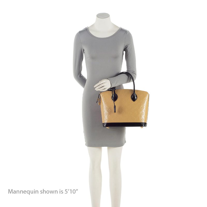 Louis Vuitton Monogram Vernis Lockit PM Satchel (21754) - Image 5
