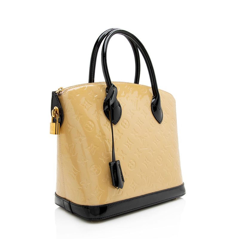 Louis Vuitton Monogram Vernis Lockit PM Satchel (21754) - Image 2