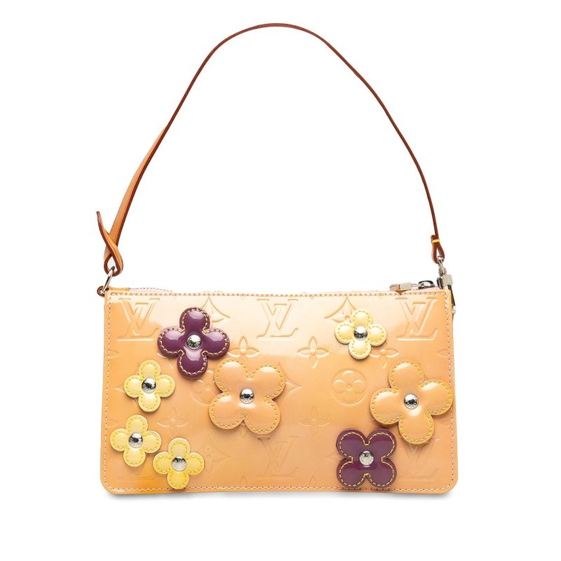 Louis Vuitton Monogram Vernis Pochette Lexington Fleurs (tlDU5h) - Image 3