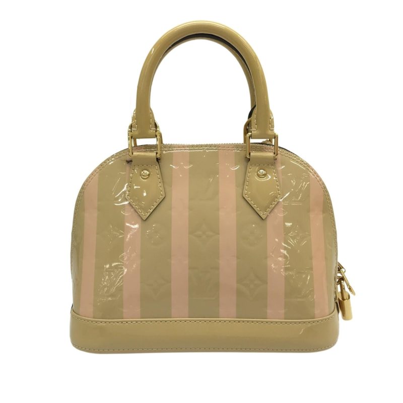 Louis Vuitton Monogram Vernis Rayures Alma BB (JU3Da7) - Image 3