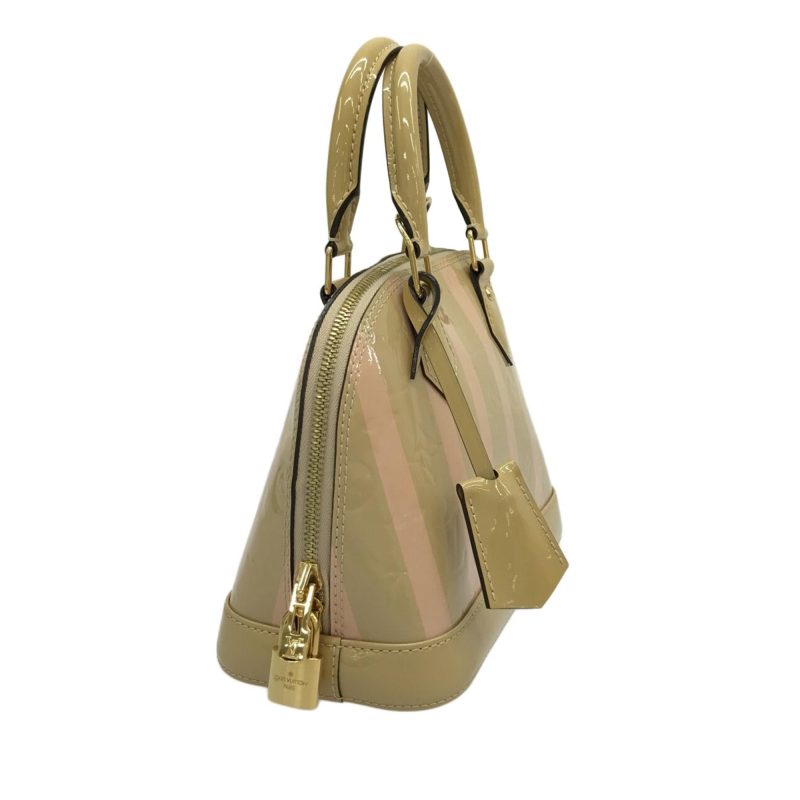 Louis Vuitton Monogram Vernis Rayures Alma BB (JU3Da7) - Image 2