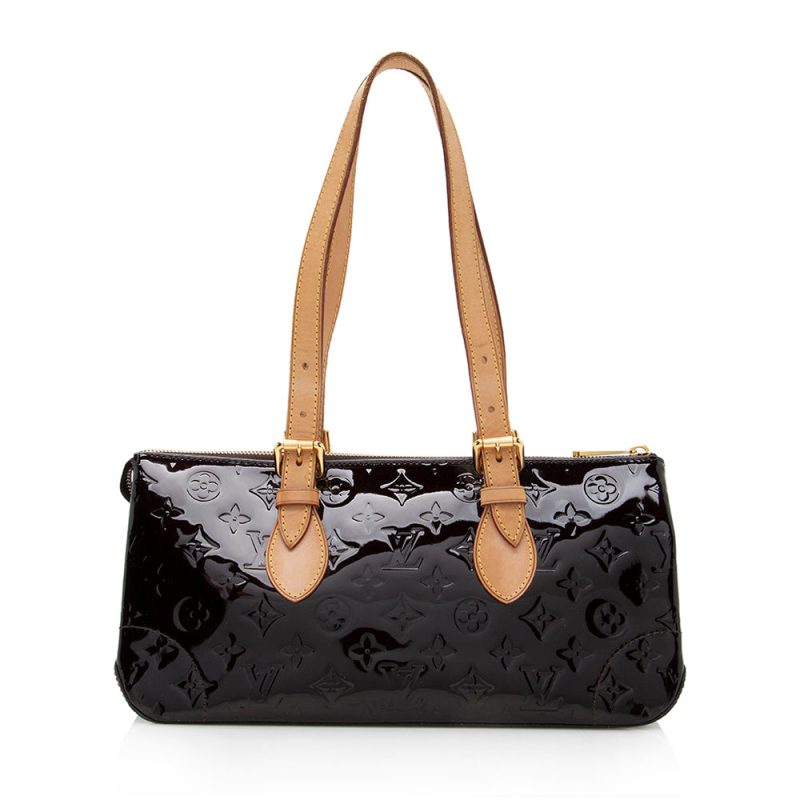 Louis Vuitton Monogram Vernis Rosewood Satchel (17844) - Image 3