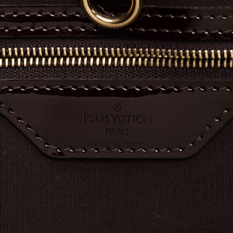 Louis Vuitton Monogram Vernis Wilshire GM Tote (CUjAND) - Image 8