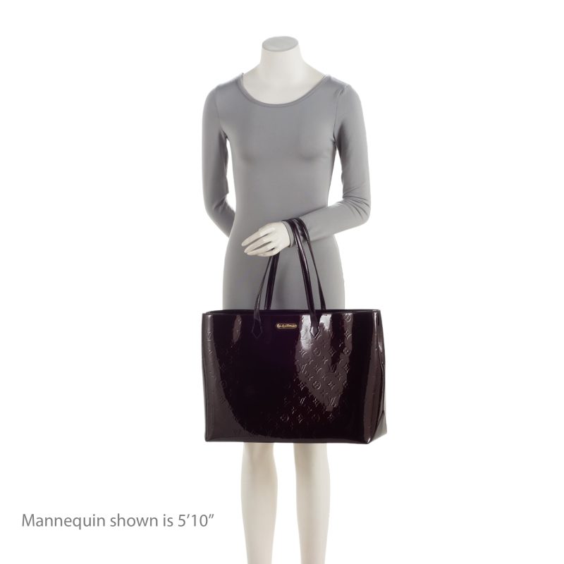 Louis Vuitton Monogram Vernis Wilshire GM Tote (CUjAND) - Image 5