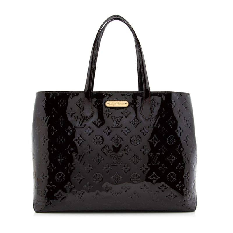 Louis Vuitton Monogram Vernis Wilshire MM Tote (16994)