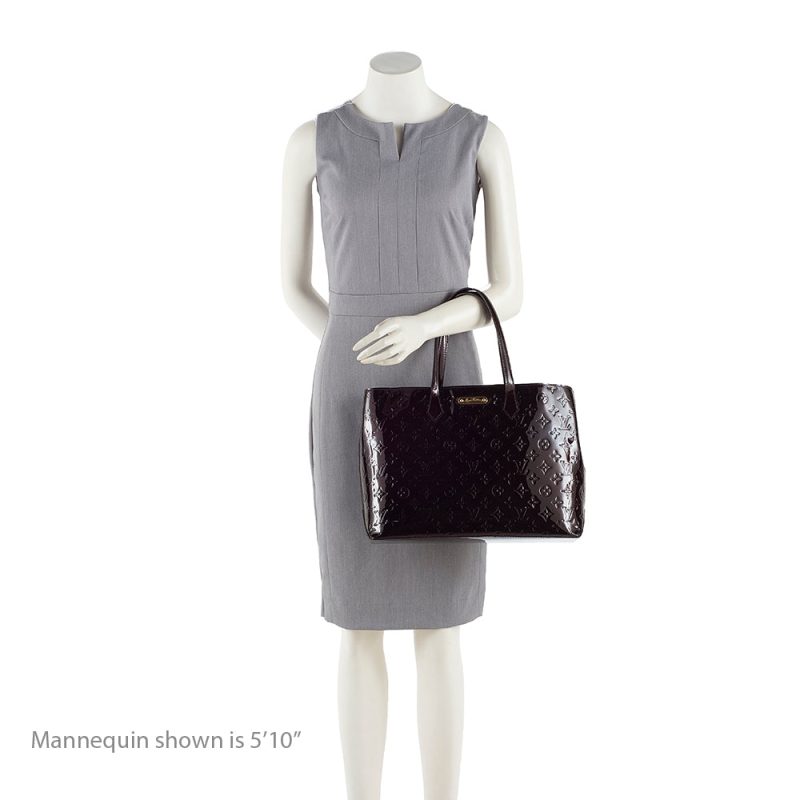 Louis Vuitton Monogram Vernis Wilshire MM Tote (16994) - Image 5