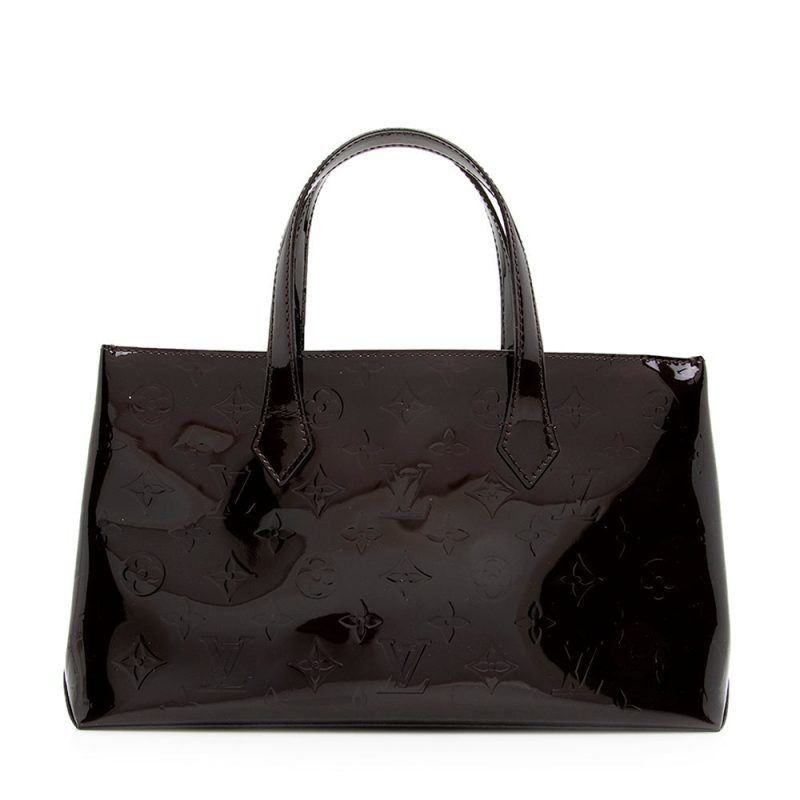 Louis Vuitton Monogram Vernis Wilshire PM Satchel (18382) - Image 3