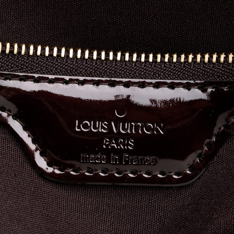 Louis Vuitton Monogram Vernis Wilshire PM Satchel (18382) - Image 8