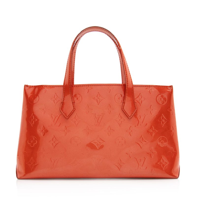 Louis Vuitton Monogram Vernis Wilshire PM Satchel (21150) - Image 3