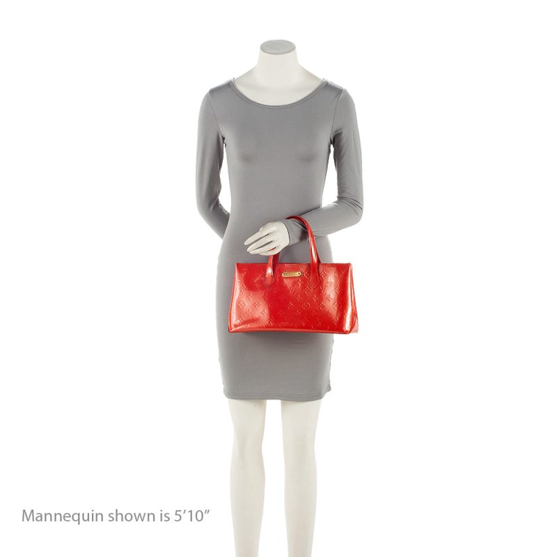 Louis Vuitton Monogram Vernis Wilshire PM Satchel (21150) - Image 5