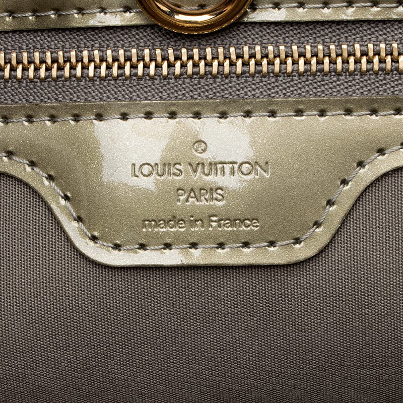 Louis Vuitton Monogram Vernis Wilshire PM Satchel (21270) - Image 8