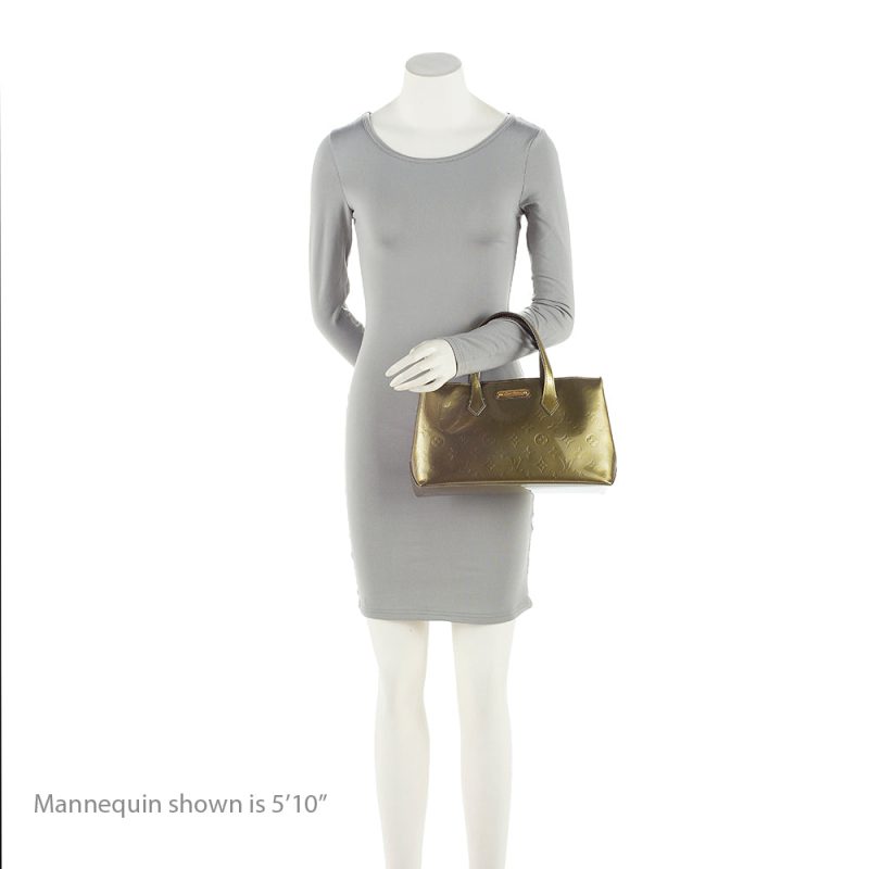 Louis Vuitton Monogram Vernis Wilshire PM Satchel (21270) - Image 5