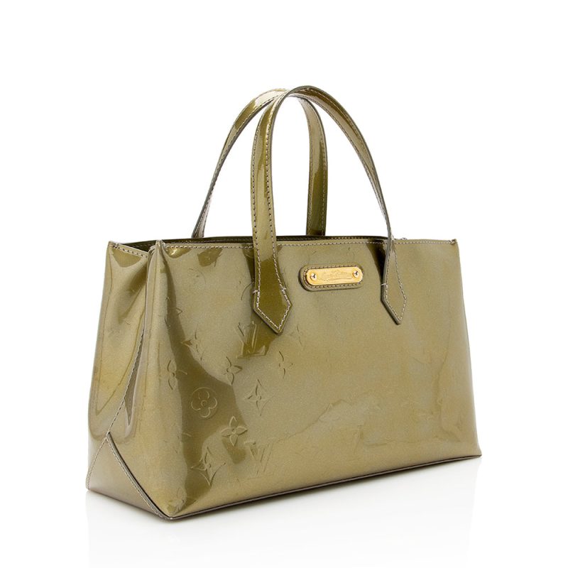 Louis Vuitton Monogram Vernis Wilshire PM Satchel (21270) - Image 2