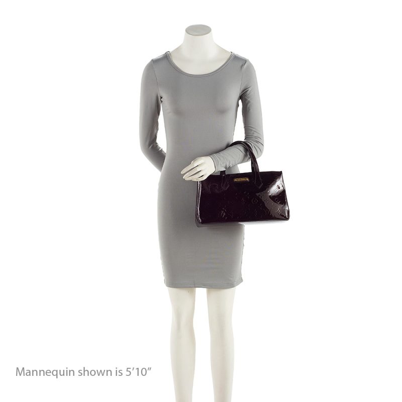 Louis Vuitton Monogram Vernis Wilshire PM Satchel (20018) - Image 5