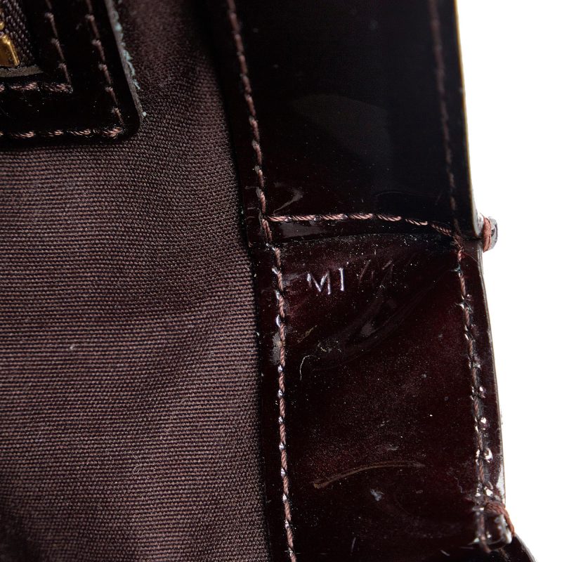 Louis Vuitton Monogram Vernis Wilshire PM (BeAyMF) - Image 8