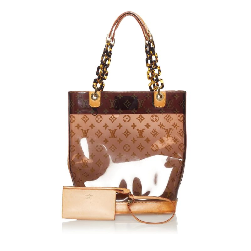 Louis Vuitton Monogram Vinyl Cabas Sac Ambre MM (31170) - Image 5