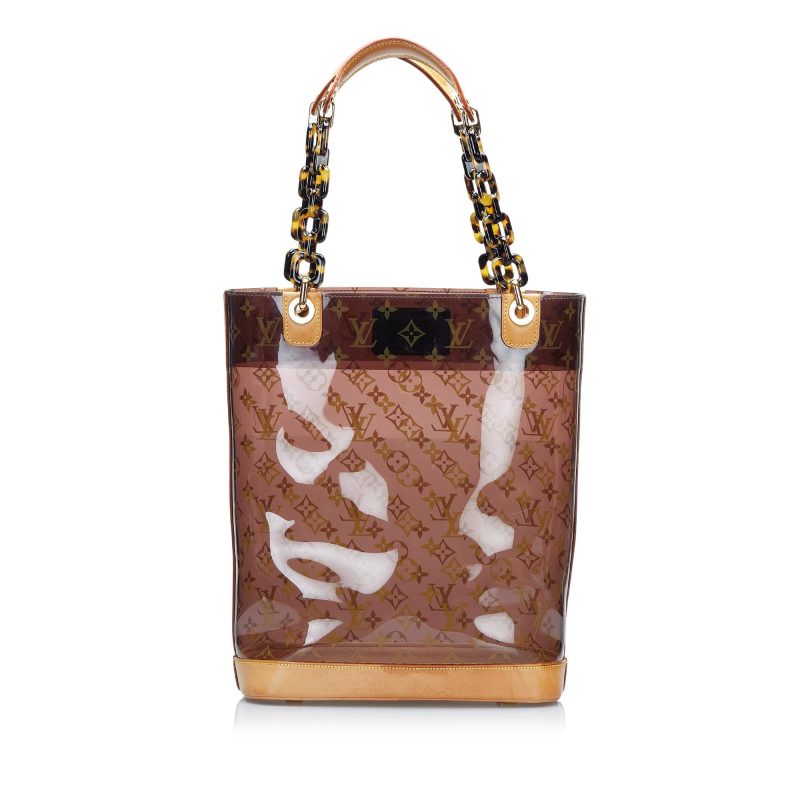 Louis Vuitton Monogram Vinyl Cabas Sac Ambre MM (KA6Dir) - Image 3