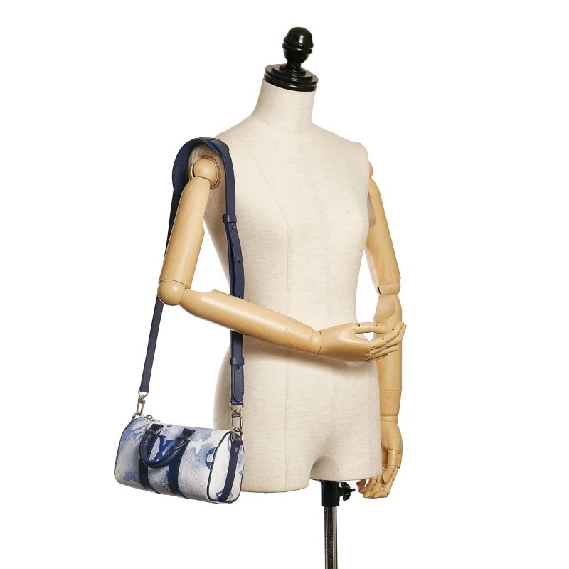 Louis Vuitton Monogram Watercolor Keepall XS 35308) - Image 10