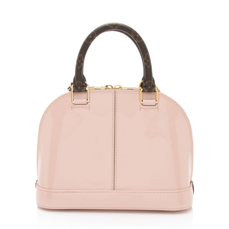Louis Vuitton Patent Leather Alma BB Satchel (NVyByb) - Image 3