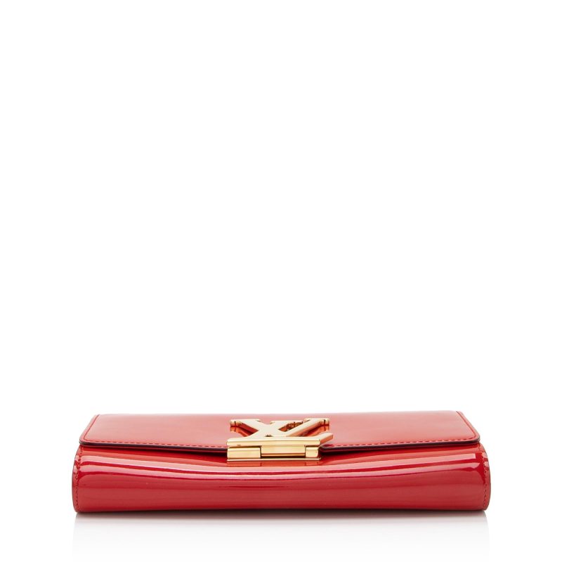 Louis Vuitton Patent Leather Louise Clutch (5GHpKI) - Image 4