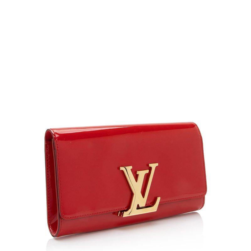 Louis Vuitton Patent Leather Louise Clutch (5GHpKI) - Image 2